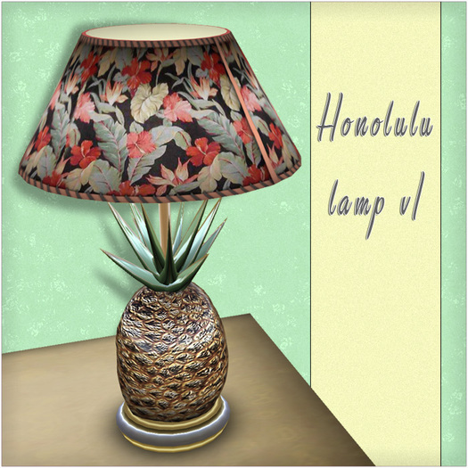 Second Life Marketplace /artilleri/ Honolulu lamp *v1*